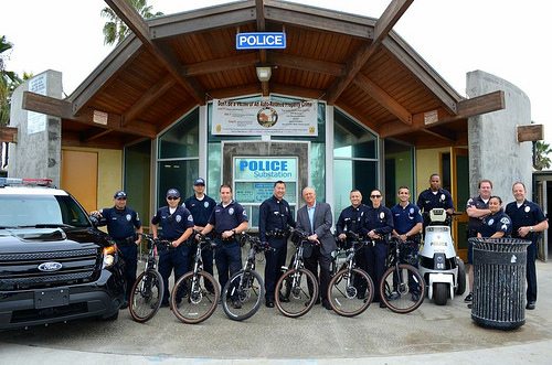 Venice Beach has its own police sub-station