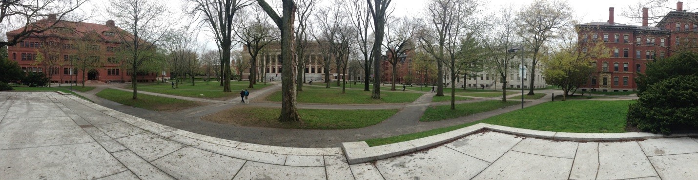 View on Harvard's historic campus