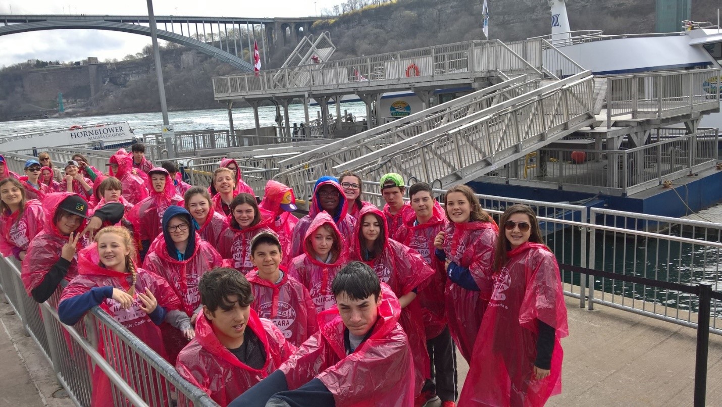 Getting ready for our Maid of the Mist Ride, Niagara Falls