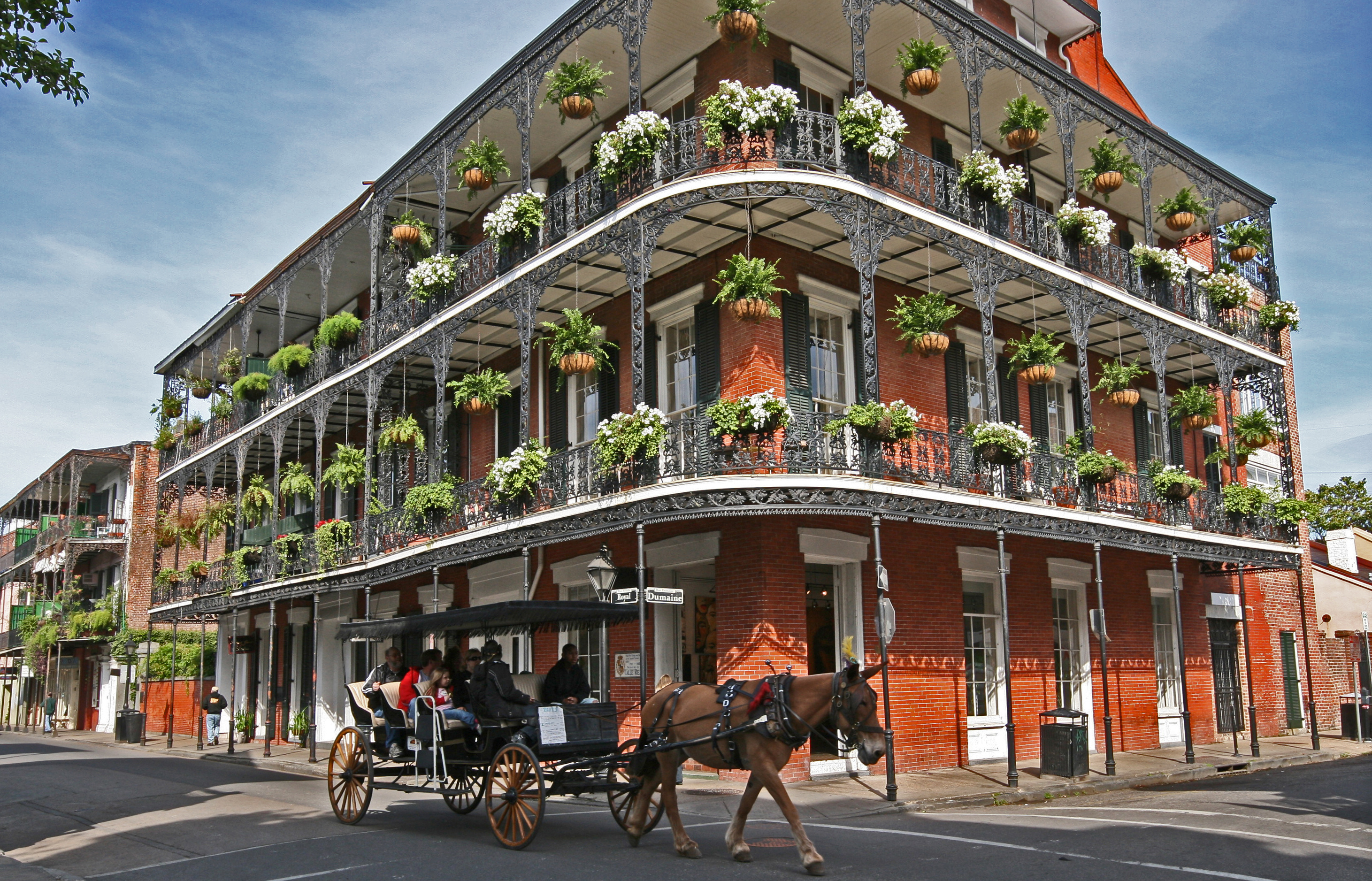 The French Quarter of New Orleans