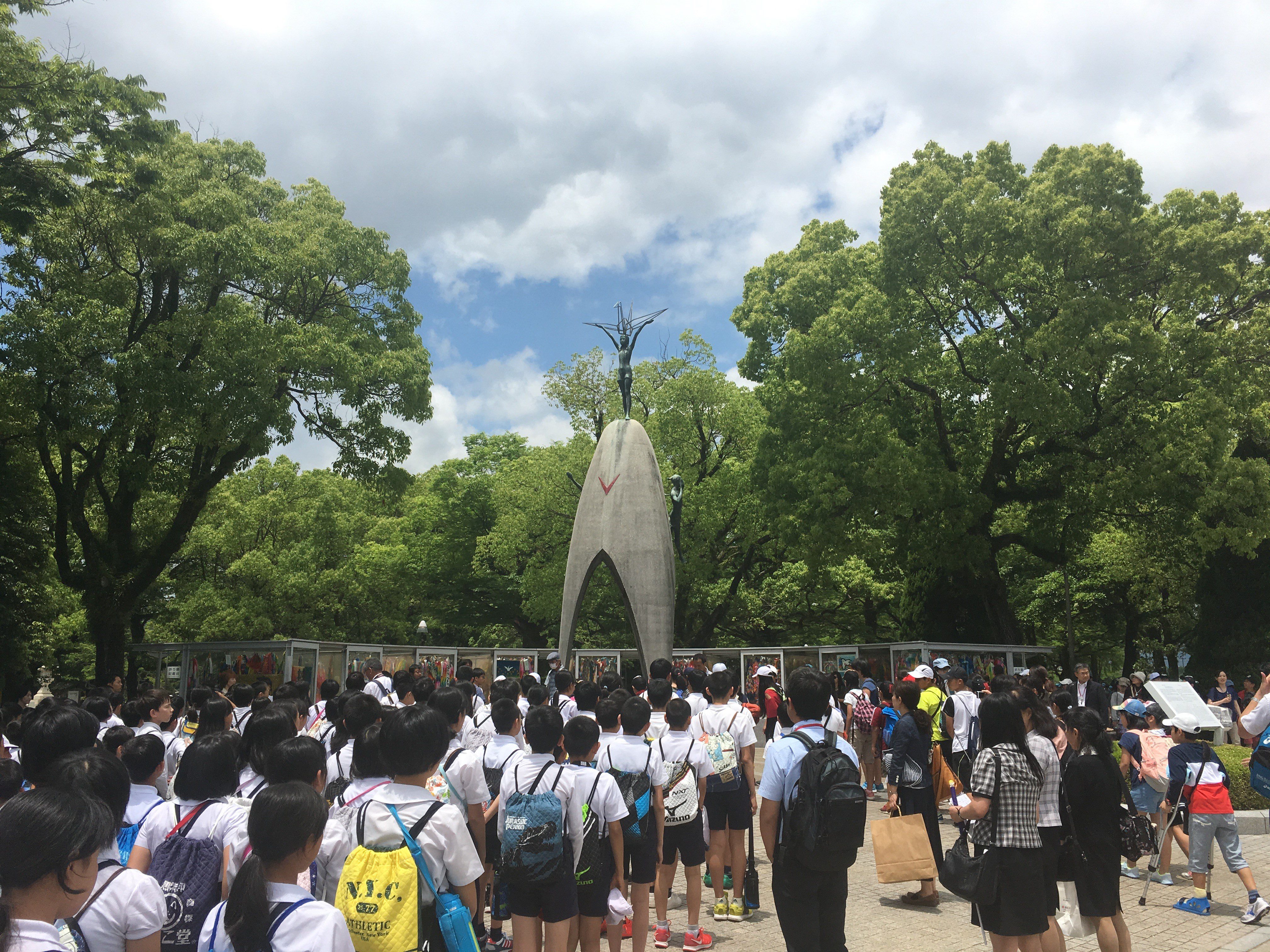 Japan Student Trip The Hiroshima Peace Memorial Park serves as a reminder for the victims of the first atomic bomb