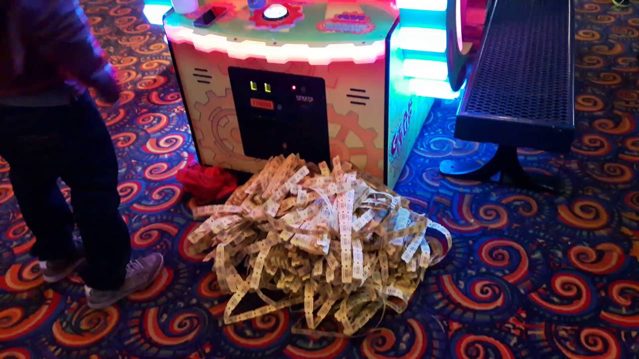 Tickets won at the arcade on Clifton Hill, Niagara Falls