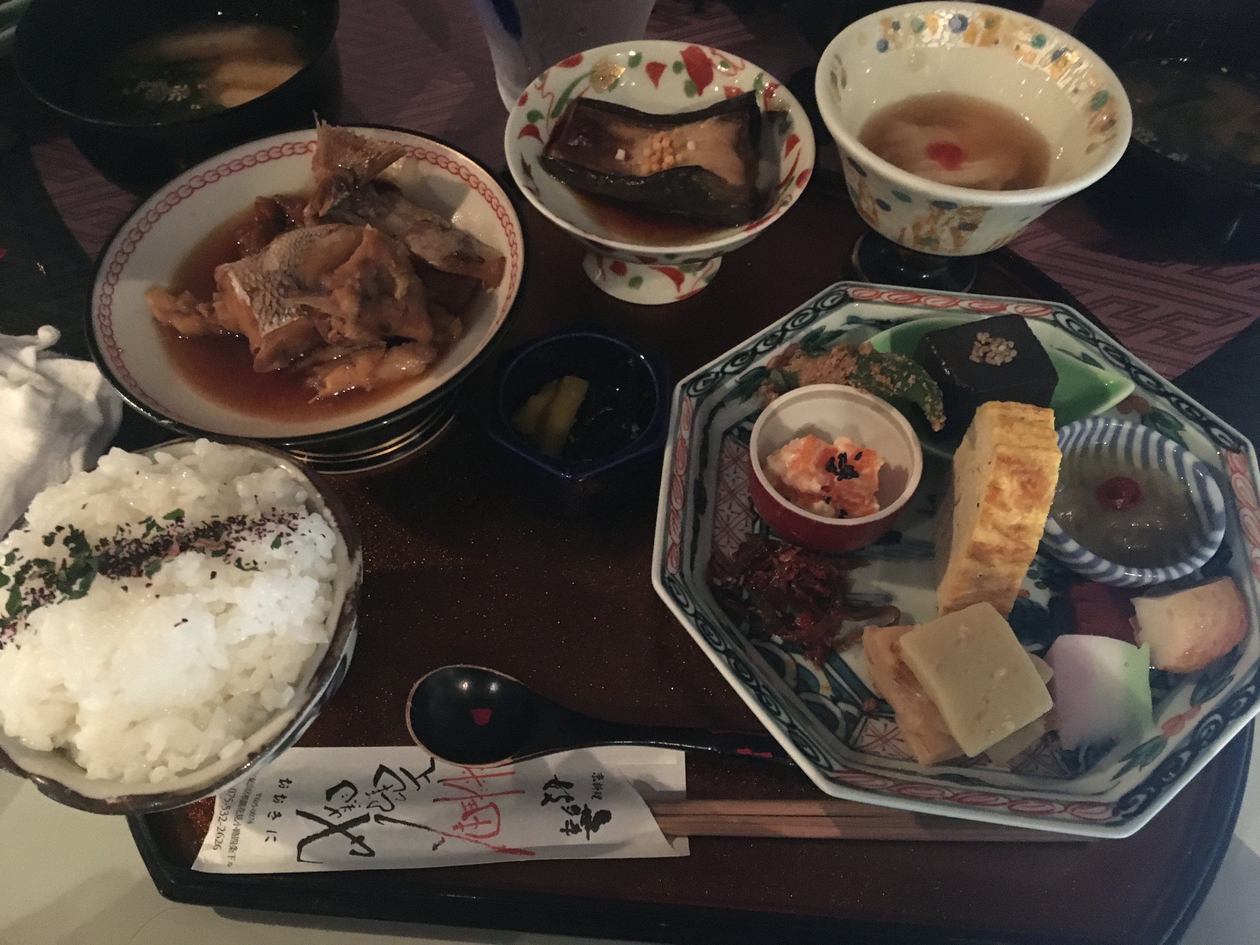 Japan School trip Kaiseki Ryori