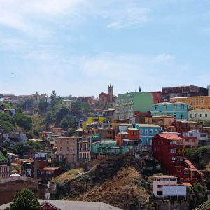 Panoramic View Of The City Valparaiso Chile